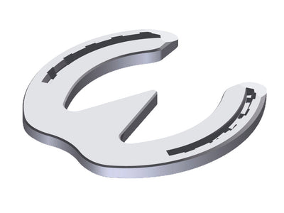 Mustad Blacksmith Heart Shoes Open Toe Hoefijzer