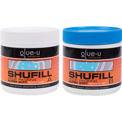 Mustad Pad Materiaal GLUE U SHUFILL BLUE SUPER SOFT - hoefverzorging vakman