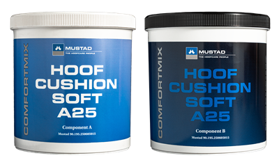 Mustad Comfortmix Comfortmix hoof cushion soft A25, 2x1,5kg - hoefverzorging vakman
