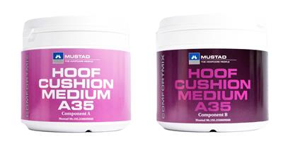 Mustad Comfortmix COMFORTMIX HOOF CUSHION MEDIUM A35 2X660GR PURPLE - hoefverzorging vakman