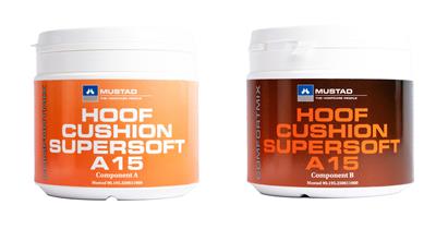 Mustad Comfortmix COMFORTMIX HOOF CUSHION SUPER SOFT A15 2X660GR ORANGE - hoefverzorging vakman