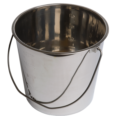 Mustad Overig Verzorging RVS Emmer, 12 ltr - hoefverzorging vakman
